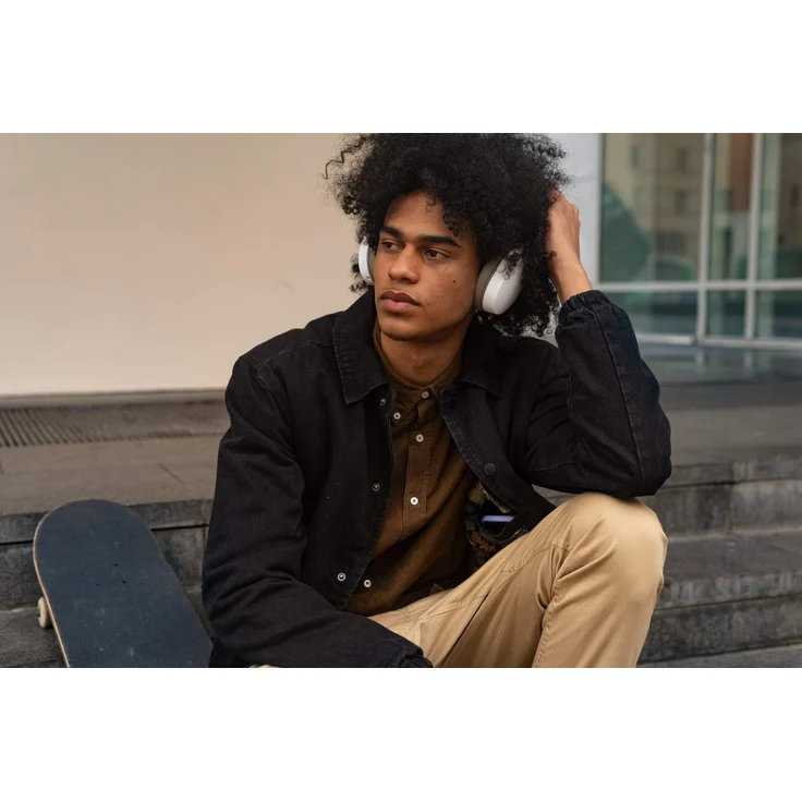 Sennheiser HD 450BT Over-Ear-Kopfhörer, mit Bluetooth, Mikrofon, Noise Cancelling, weiß – Bild 7