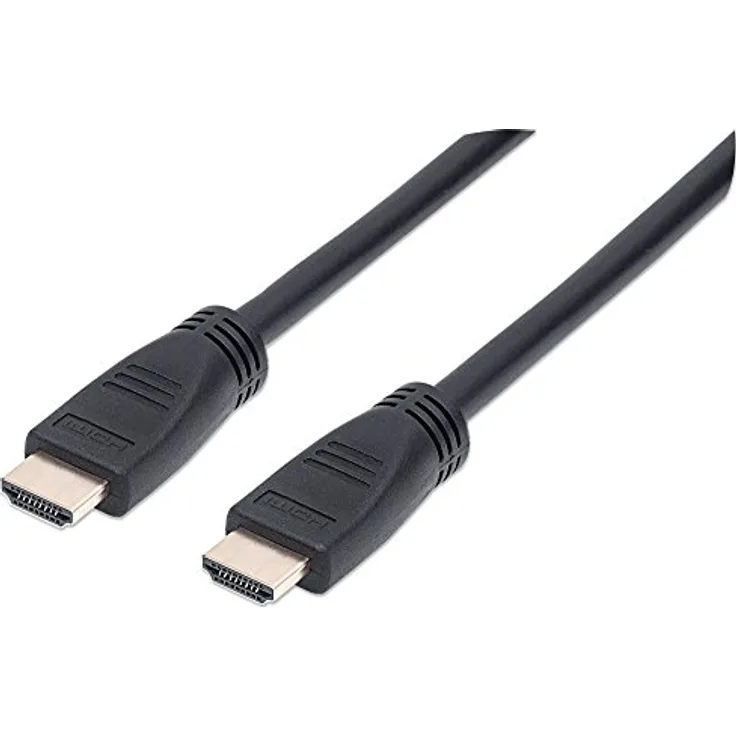 Manhattan 353960 Intellinet High Speed HDMI-Kabel mit Ethernet-Kanal, 8m, geschirmt (CL3-zertifiziert für Wandinstallationen) schwarz