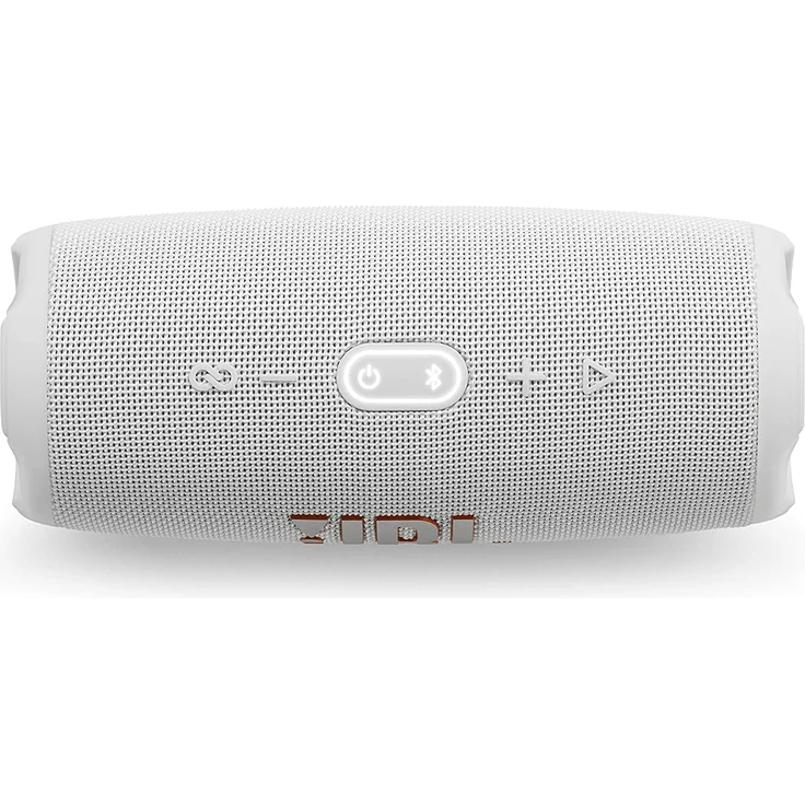 JBL Charge 5 Bluetooth-Lautsprecher mit 20 Stunden Akkulaufzeit, Powerbank, PartyBoost, wasserfest weiß – Bild 9