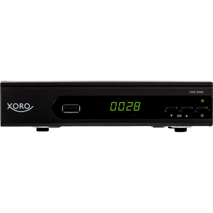 Xoro HRS 8660 digitaler Satelliten-Receiver mit LAN Anschluss HDTV, DVB-S2, HDMI, SCART, PVR-Ready, USB 2,0 schwarz – Bild 1