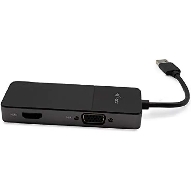 i-tec USB 3.0-USB-C Dual HDMI und VGA Video Adapter, Kompatibel mit Windows, MacOS, Android