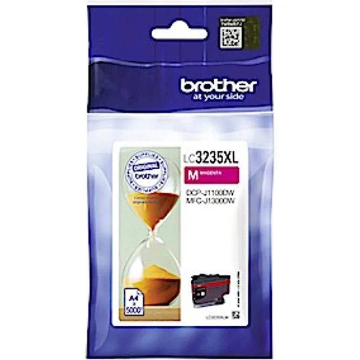 Brother Original Tintenpatrone LC-3235XLM Magenta (für Brother DCP-J1100DW und MFC-J1300DW) ca. 5000 Seiten nach ISO Standard 24711