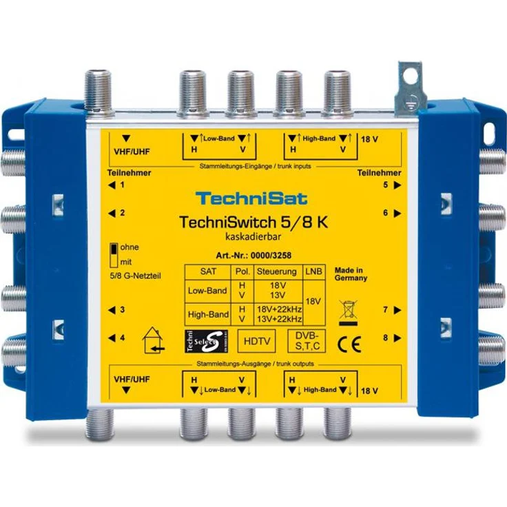 TechniSat TechniSwitch 5-8 K Multischalter Kaskade