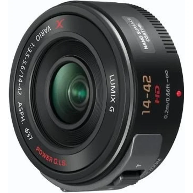 Panasonic H-PS14042E LUMIX G X Vario Powerzoom 14-42 mm F3.5-5.6 ASPH. Objektiv (28-44 mm KB, Power O.I.S. Bildstabilisator, Motorzoom) schwarz – Bild 2