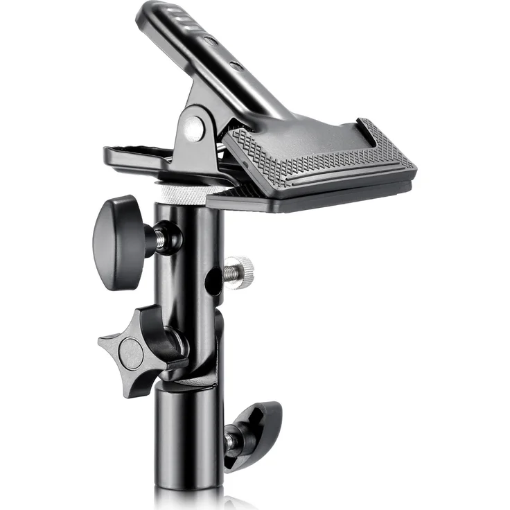 "Neewer Fotostudio Schwerlast Metall-Klemmhalter mit 5/8 ""Licht-Standplatz Befestigung für Reflektor" – Bild 1