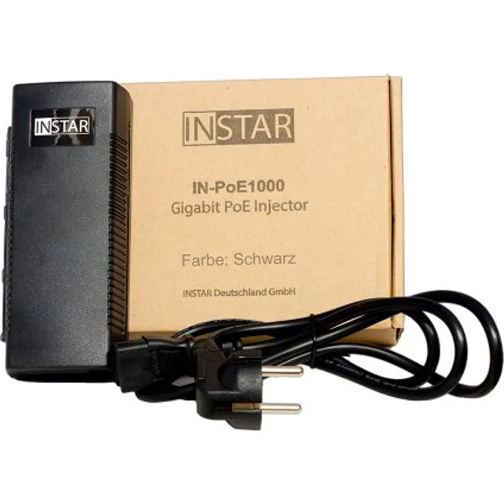 INSTAR IN-PoE 1000 Injektor (35 Watt) schwarz