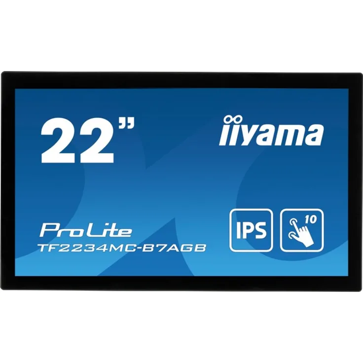 iiyama TF2234MC-B7AGB - 21,5 Zoll, Full HD (1920 x 1080), IPS-Panel, 60Hz, 8ms, 300cd/m² (TF2234MC-B7AGB)