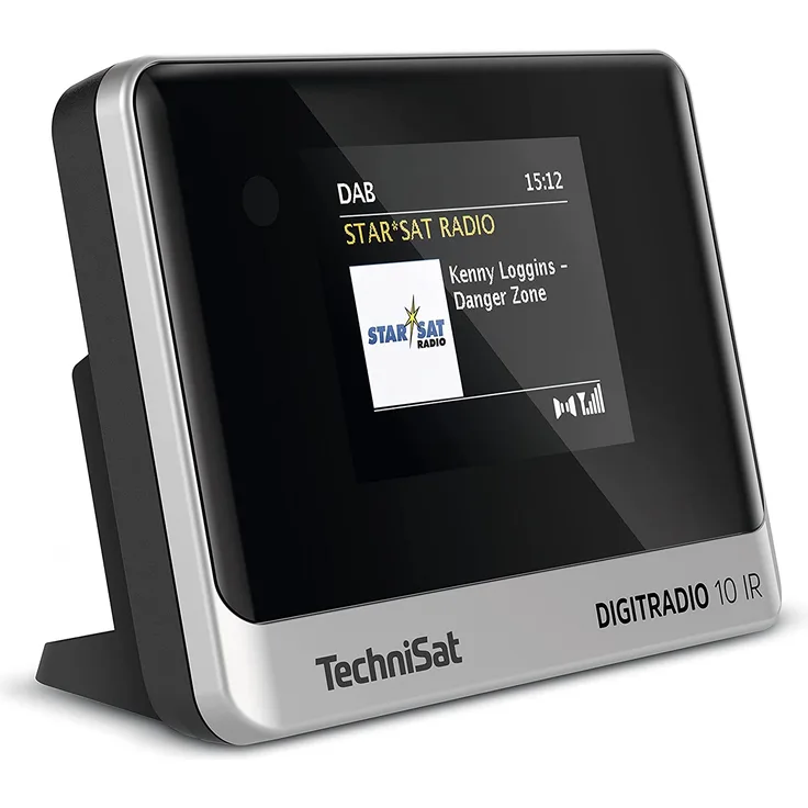 TechniSat DIGITRADIO 10 IR Internetradio mit Bluetooth, TFT-Display, Wecker, schwarz, silber