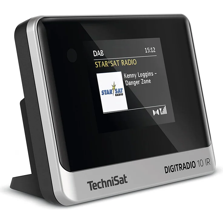 TechniSat DIGITRADIO 10 IR Internetradio mit Bluetooth, TFT-Display, Wecker, schwarz, silber – Bild 1