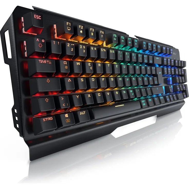 Titanwolf mechanische Gaming Tastatur ''Alumar'' »Anti-Ghosting - Kailh Blue - LED-Beleuchtung «