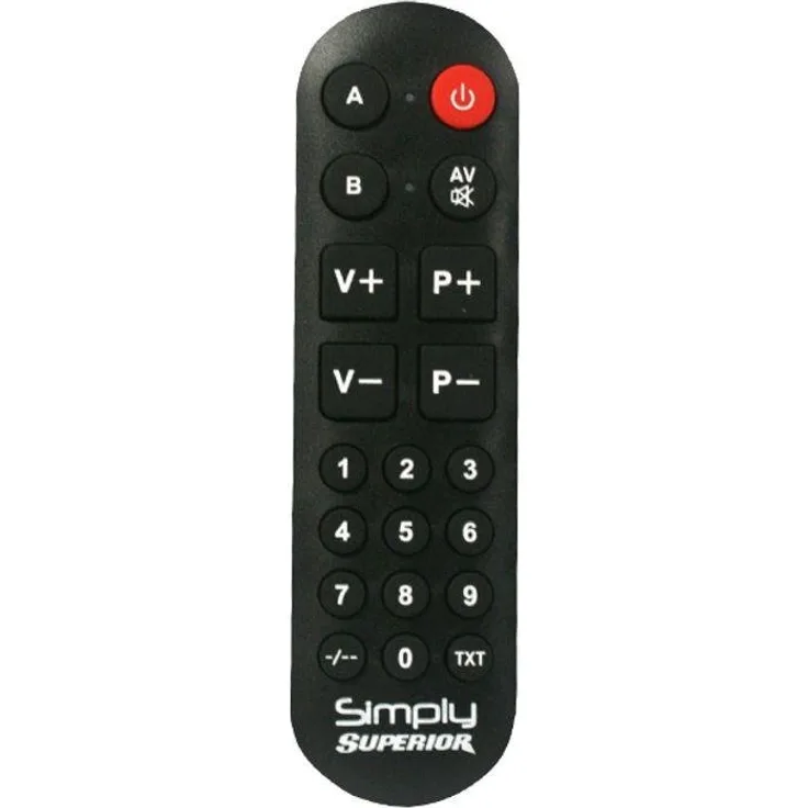 Simply Numeric Universal Grosstastenfernbedienung für 2 Geräte