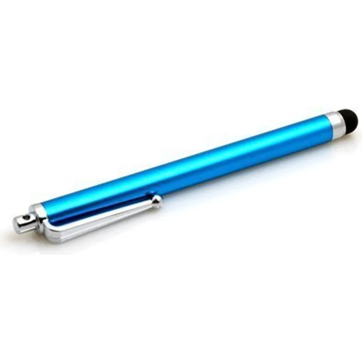 System-S Stylus Stift Touch Pen Eingabestift Blau für Smartphone, Tablet, PC, PDA, Touchscreen Handy