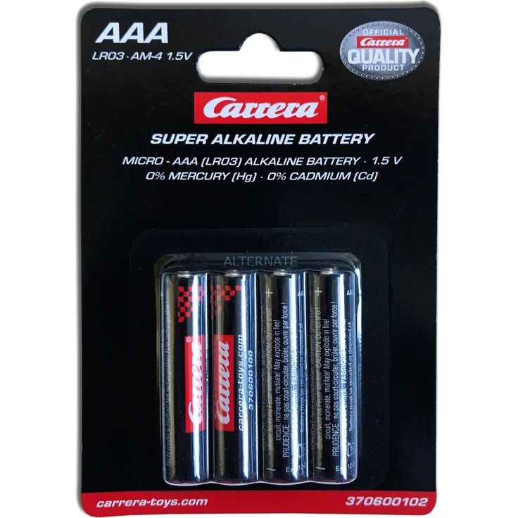 Carrera AAA ALKALINE BATTERY (Tk) 8 pcs. Batterie, 8 Stück, AAA