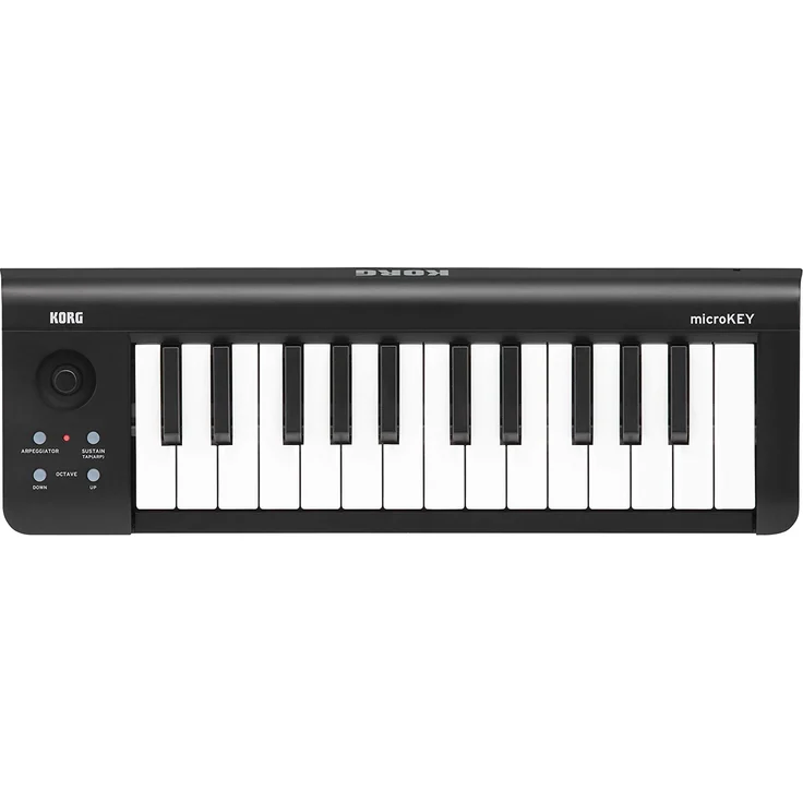 KORG microKEY2 Air 25 Keyboard mit 25 Tasten, schwarz, Bluetooth Controller, MIDI-Keyboard für Musik- bzw. Studioproduktionen – Bild 1