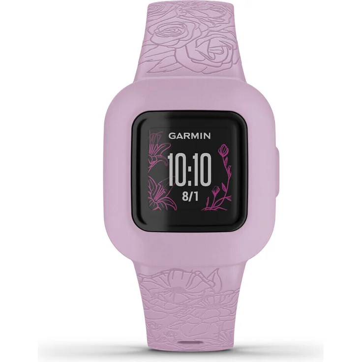 Garmin vívofit jr. 3 Aktivitätstracker für Kinder, Einheitsgröße, Silikonarmband, Rosa (010-02441-01) – Bild 2