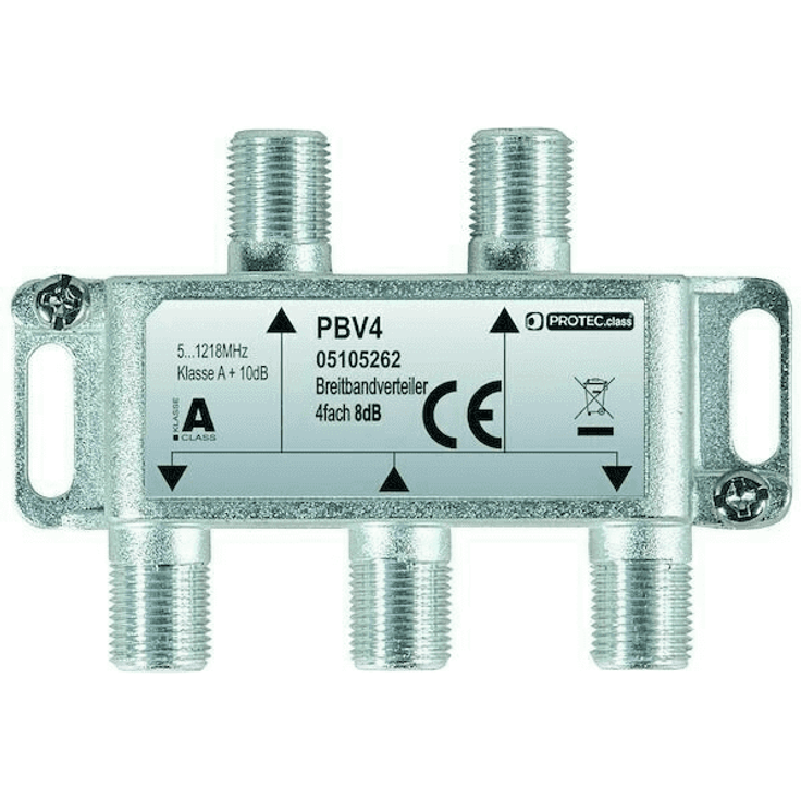 PROTEC.class PBV4 Breitbandverteiler 4fach