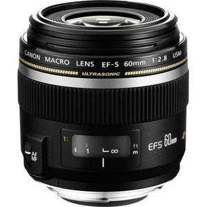 Bild für Canon Objektiv EF-S 60mm F2.8 Makro USM für EOS (Festbrennweite, 52mm Filtergewinde, Autofokus)