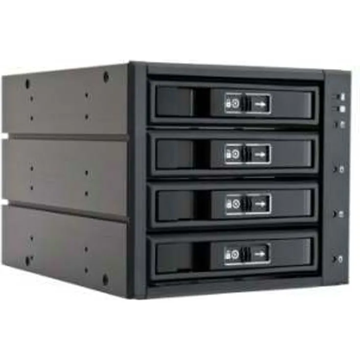 Chieftec CBP-3141SAS - Speichergehäuse (SAS, SATA, Serial ATA II, Serial ATA III, SATA, Schwarz, SATA)