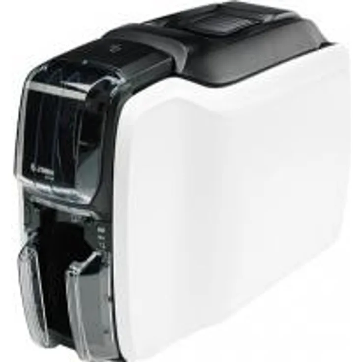 Zebra ZC100 - Plastikkartendrucker - Farbe - Thermosublimation thermische Übertragung - CR-80 Card (85.6 x 54 mm) - 300 dpi - bis zu 700 Karten Stunde (einfarbig) bis zu 150 Karten Stunde (Farbe) - Kapazität: 100 Karten - USB 2.0, LAN (ZC11-000C000EM00)