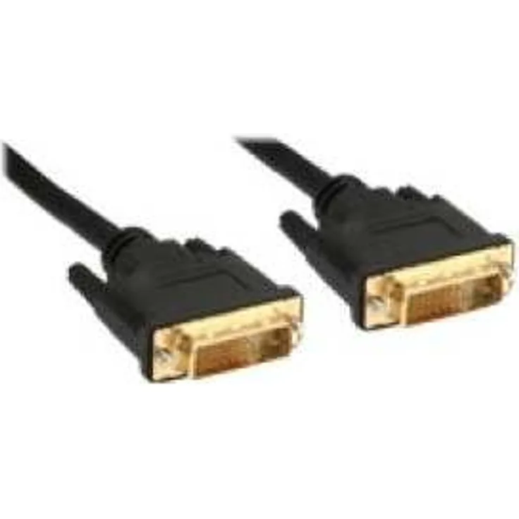 InLine Premium - DVI-Kabel - Dual Link - DVI-D (M) - DVI-D (M) - 1,0m - Schwarz (17771P)