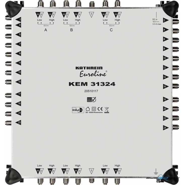 Kathrein KEM 31324 Multischalter Durchgang 12/124 (20510117)