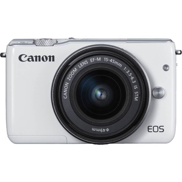 Canon EOS M10 Kit weiß inkl. EF-M 15-45mm IS STM – Bild 1