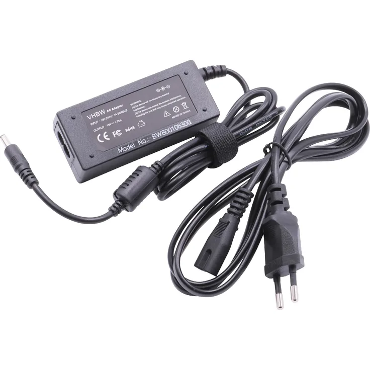 vhbw 220V Notebook Laptop Netzteil für Asus VivoBook F201E Series, F201E-KX052H, F201E-KX063H, F201E-KX064H, F201E-KX065H wie ADP-45AW.