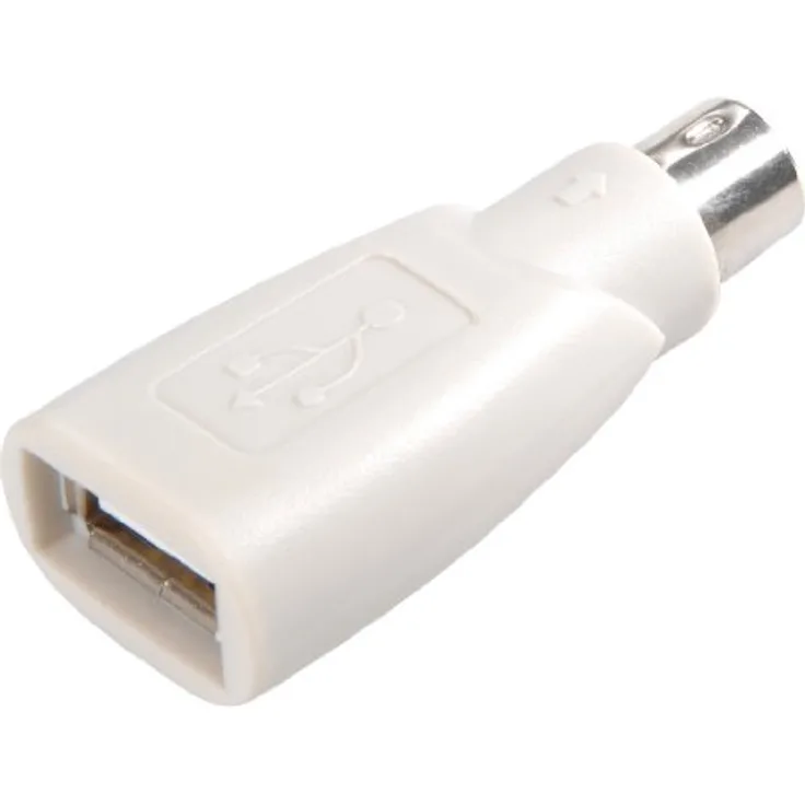 Vivanco High-grade USB 2.0 compatible adapter USB A PS/2 Weiß (45264)