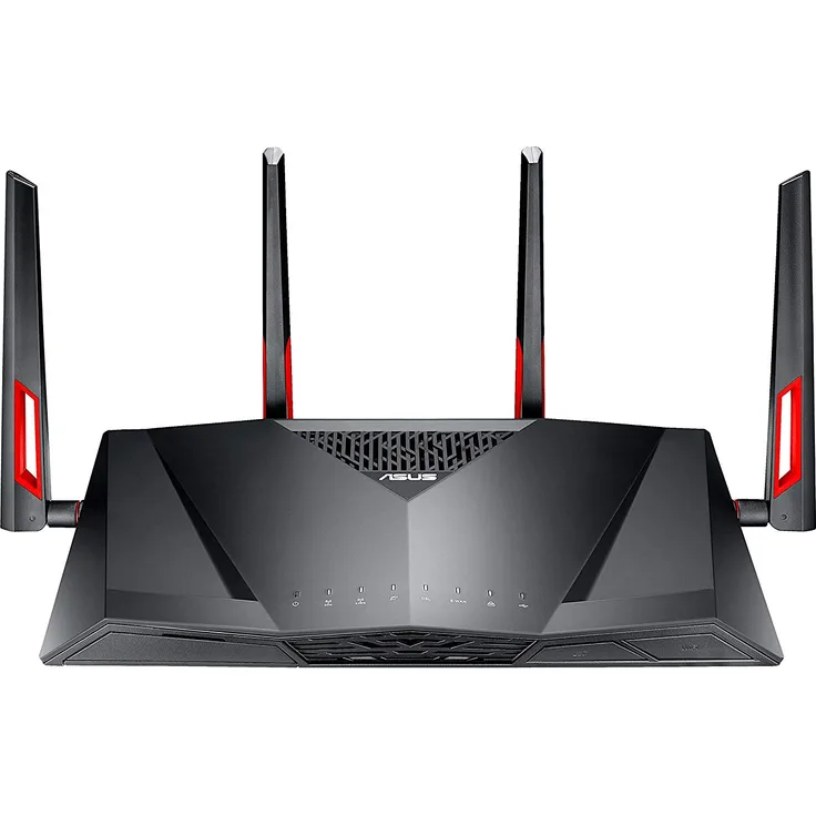 Asus DSL-AC88U Modem Router (EU-Version Annex A, WiFi 5 AC3100 MU-MIMO, 4x Gigabit LAN, AiProtection, Dual-Core CPU, Multifunktion USB 3.0)