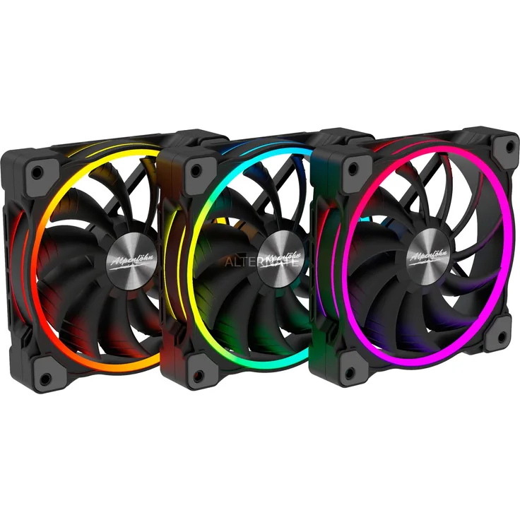 Alpenföhn Wing Boost 3 ARGB High Speed - Gehäuselüfter - 120 mm - Schwarz (Packung mit 3) (84000000163) - Preisvergleich