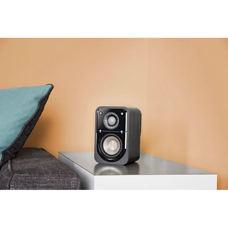 Polk Audio Signature S10E Surround Lautsprecher, HiFi Lautsprecher für Musik und Heimkino Sound, Uni-Pole Lautsprecher, 20 - 100 Watt, 8 Ohm, High Res, 72Hz - 40kHz schwarz – Bild 2
