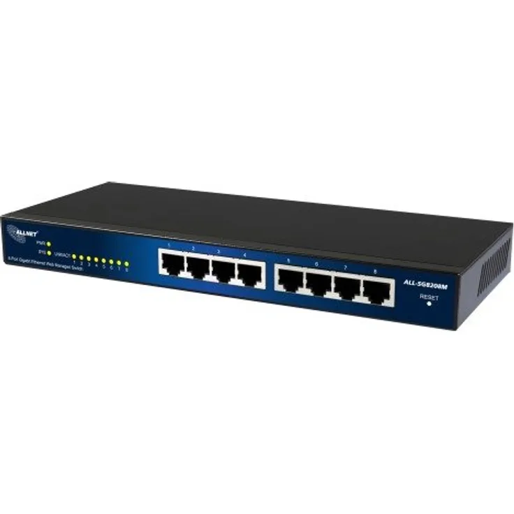 Allnet ALL-SG8208M, 8-Port, smart managed, Layer 2