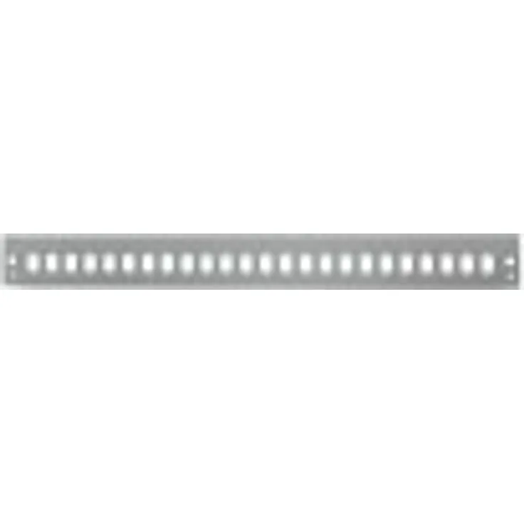 Frontblende 24x LC-Duplex o. SC-Simplex für 19'' Spleißbox, lichtgrau