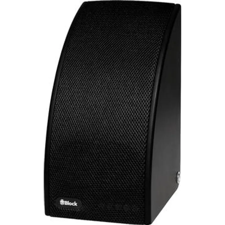 Block SB-100 Multiroom-Lautsprecher, schwarz/ schwarz UKW, DAB+, Internetradio, USB, WLAN, Subwoofer - 55 Watt - schwarz