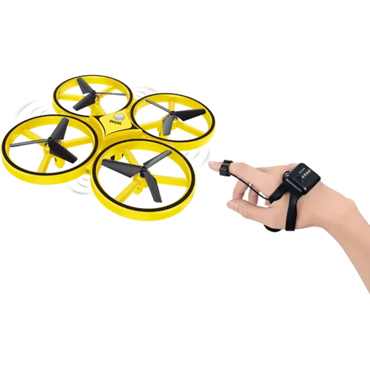 Denver DRO-170, Drohne, Handhalterung, 2,4 GHz, 600 mAh Lithium-Polymer-Akku, USB-Ladegerät