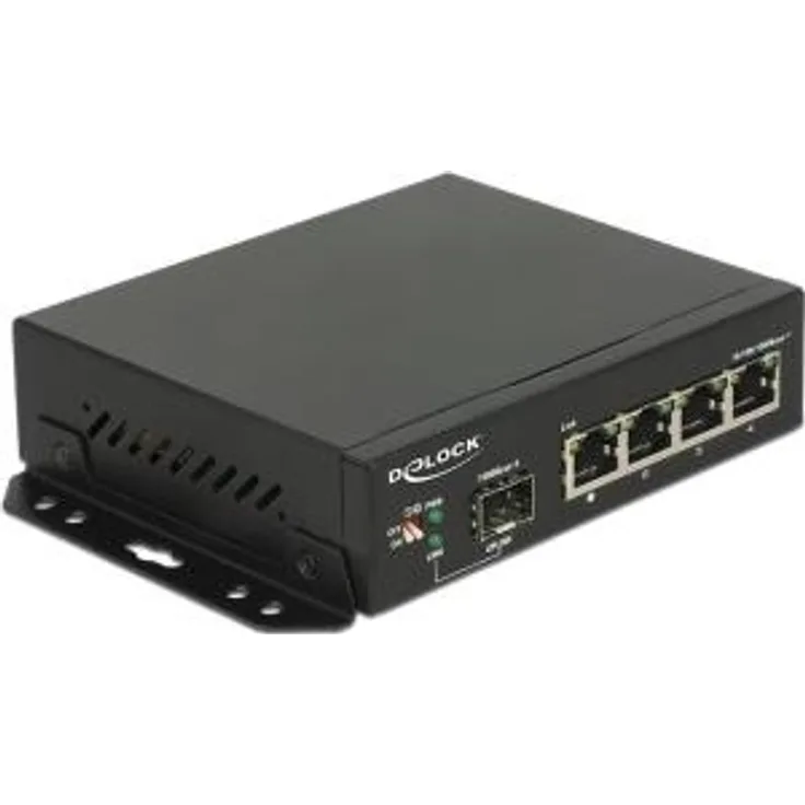 DeLock Gigabit Ethernet Switch 4 Port + 1 SFP