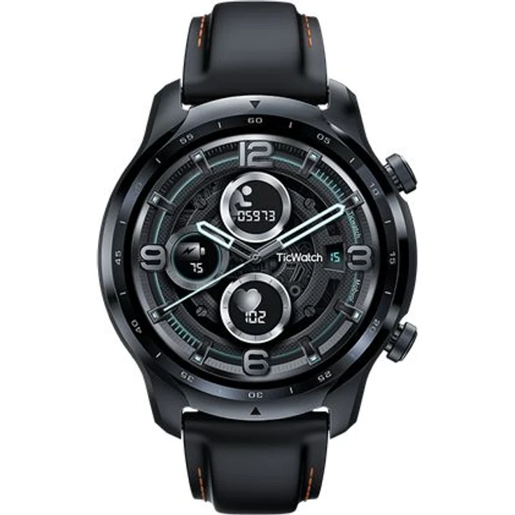 Mobvoi Ticwatch Pro 3 GPS, Unisex, Silikonarmband, Schwarz – Bild 2