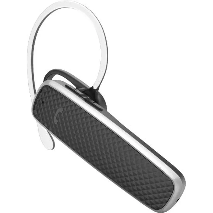 Hama 184069 MyVoice700 In-Ear Bluetooth Kopfhörer kabellos, Schwarz, Silber