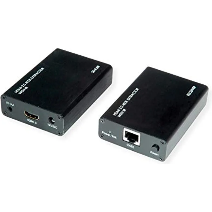 ROLINE HDMI A-V Extender über Kat.6A Kabel, 4K60Hz, 30 m