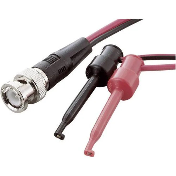 VOLTCRAFT BNC-Messleitung 0.80m Schwarz, Rot-2