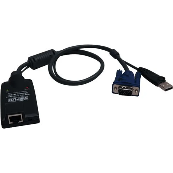 Tripp Lite DVI USB Server Interface Unit with Virtual Media & CAC Support for B064 KVM Switches (B055-001-UDV)