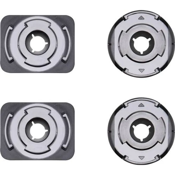 DJI Osmo Action Part 2 Mounting Kit - Halterung für Osmo Action Camcorder, Zubehör zum Anschließen der Kamera an flache Oberflächen und Kurven, Klebstoff Unterstützung für neue Aufnahmeoptionen