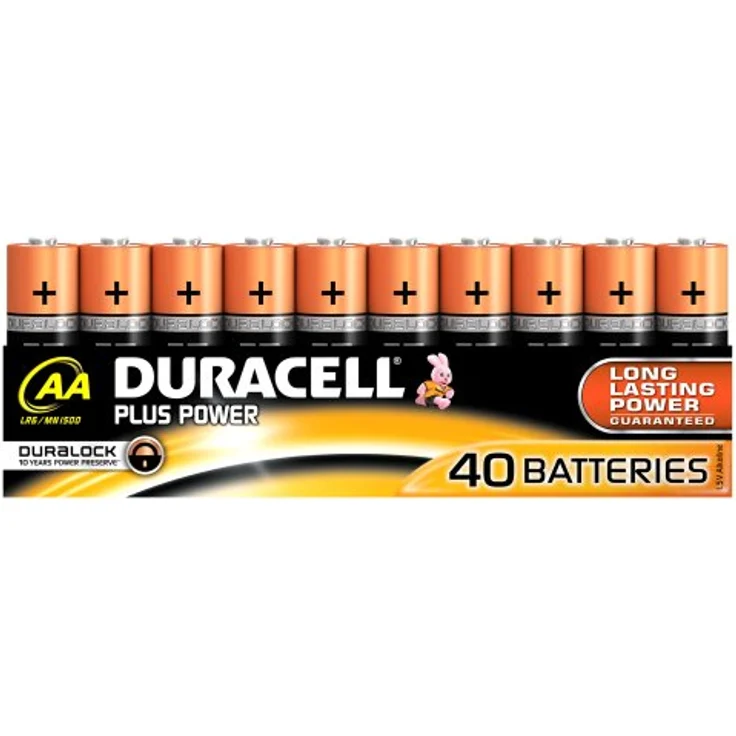 Duracell Plus Power Batterie AA (MN1500-LR06) 40er – Bild 1