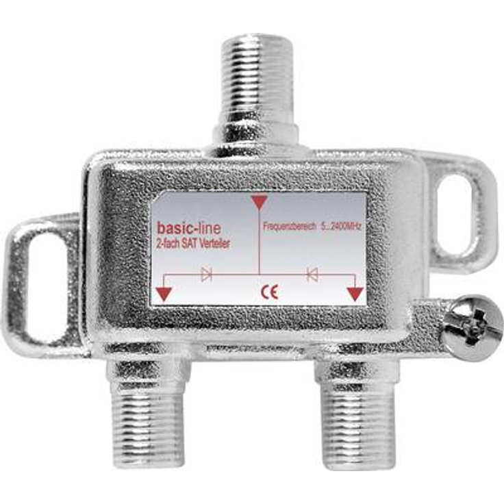 Renkforce SAT-Verteiler 2-fach 5 - 2200 MHz (RF-4416218)