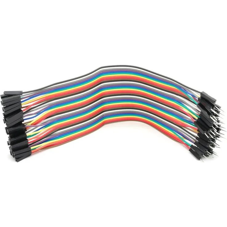 40pin Jumper / Dupont Kabel Male - Female trennbar - Länge: 0,20 m