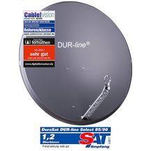 Image for DUR-line Select 85/90cm Satellitenschüssel Alu anthrazit