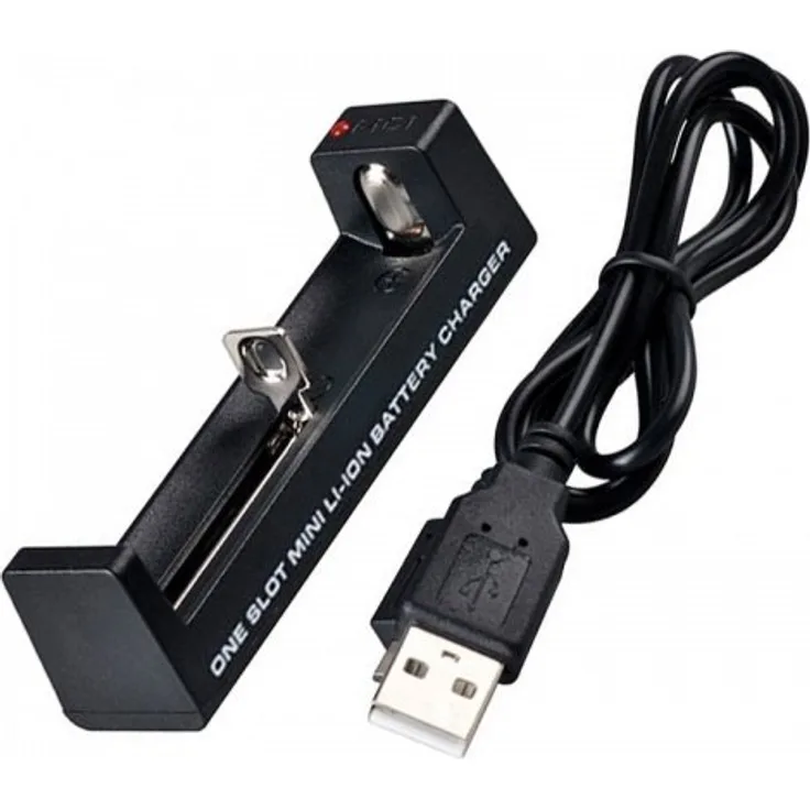 1-Schacht USB-Schnellladegerät mit bis zu 1Ah Ladestrom