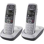 Gigaset E560 Duo Analog-Telefon platin