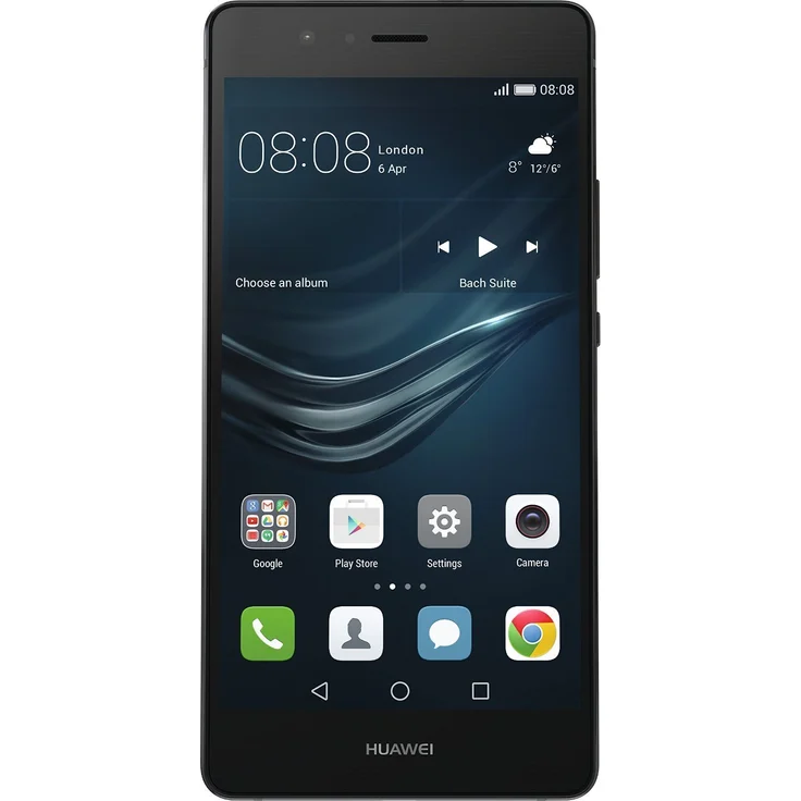 HUAWEI P9 lite Smartphone 13,2cm (5,2 Zoll) Display, 16GB interner Speicher, 2GB RAM, Single-SIM, Android, Schwarz – Bild 1