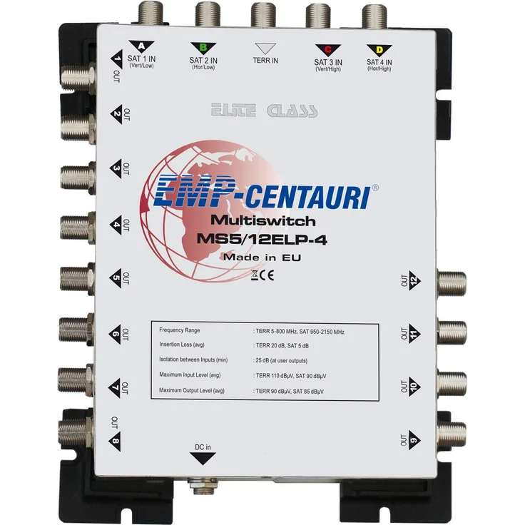 Multiswitch 5in-12out (13-18 V, 0-22 kHz) standalone